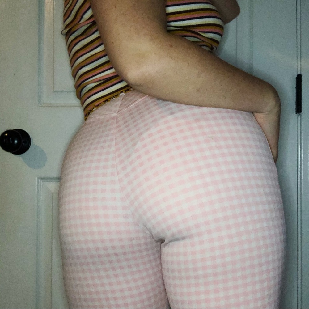 vintage gingham pants
